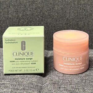Clinique Moisture Surge 100H Auto Replenishing Hydrator 15ml New in Box